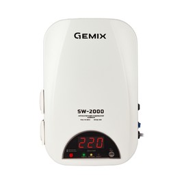 Стабилизаторы напряжения Стабилизатор напряжения Gemix SW-2000 Білий